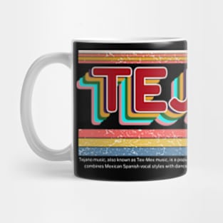 tejano music Lover Gift Idea 90s designs 80s vintage retro Mug